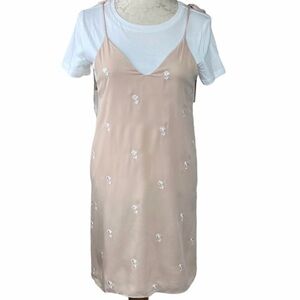 NWT English Factory Embroidered Slip Dress